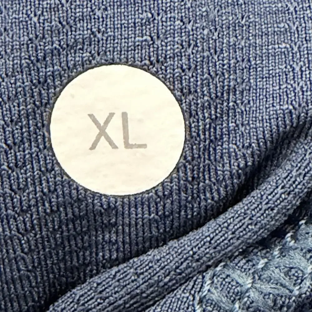 Lululemon Athletica Mens Navy Logo Performance Shorts XL Zip Pockets